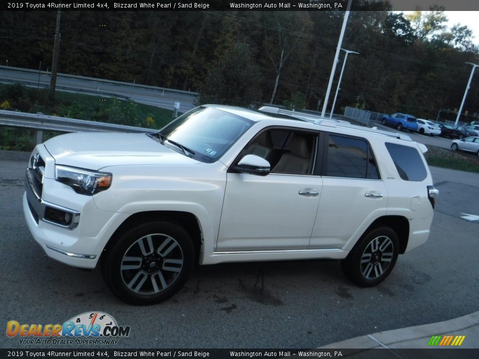 2019 Toyota 4Runner Limited 4x4 Blizzard White Pearl / Sand Beige Photo #13