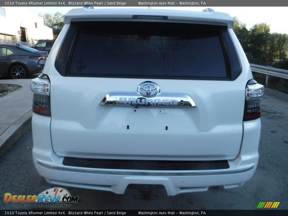 2019 Toyota 4Runner Limited 4x4 Blizzard White Pearl / Sand Beige Photo #15