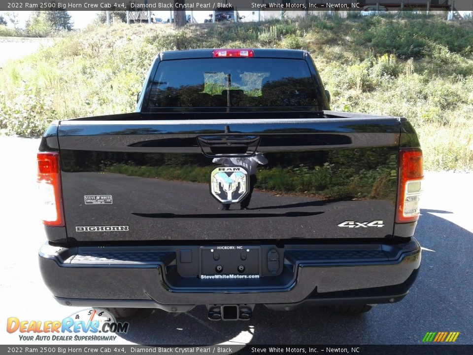 2022 Ram 2500 Big Horn Crew Cab 4x4 Diamond Black Crystal Pearl / Black Photo #7