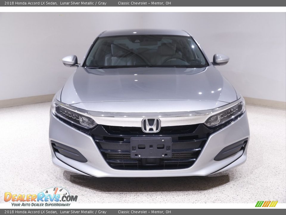 2018 Honda Accord LX Sedan Lunar Silver Metallic / Gray Photo #2