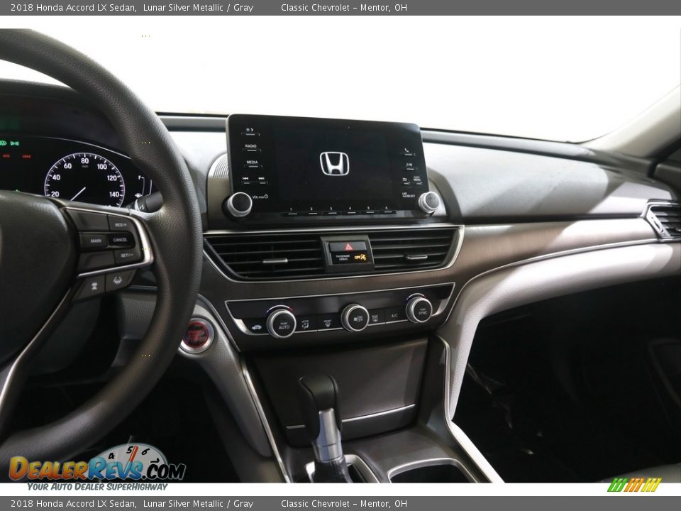 2018 Honda Accord LX Sedan Lunar Silver Metallic / Gray Photo #9