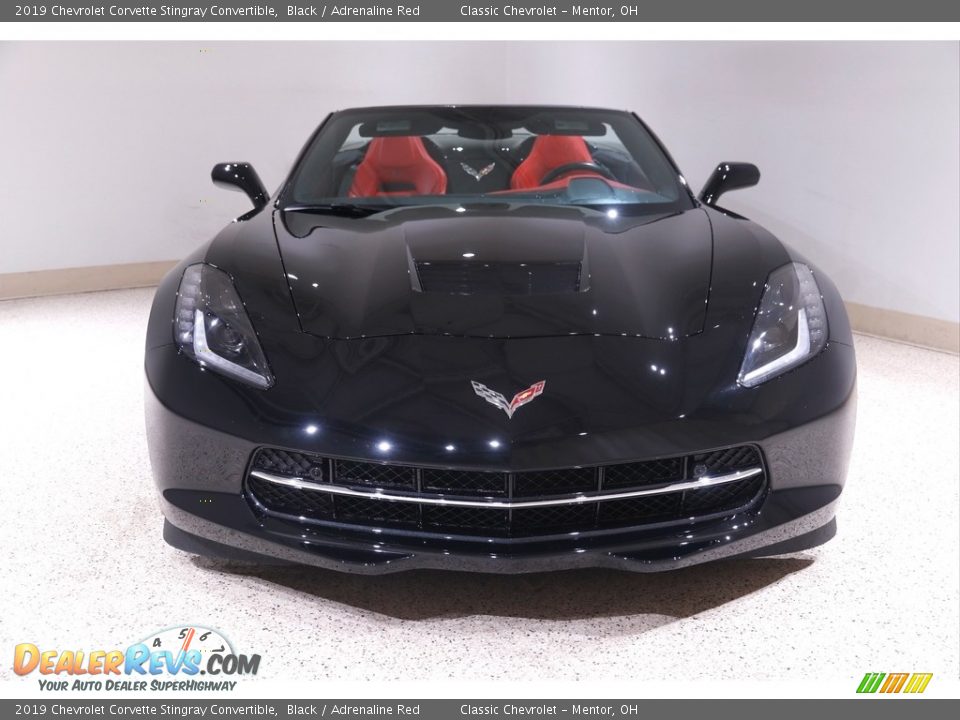 2019 Chevrolet Corvette Stingray Convertible Black / Adrenaline Red Photo #3