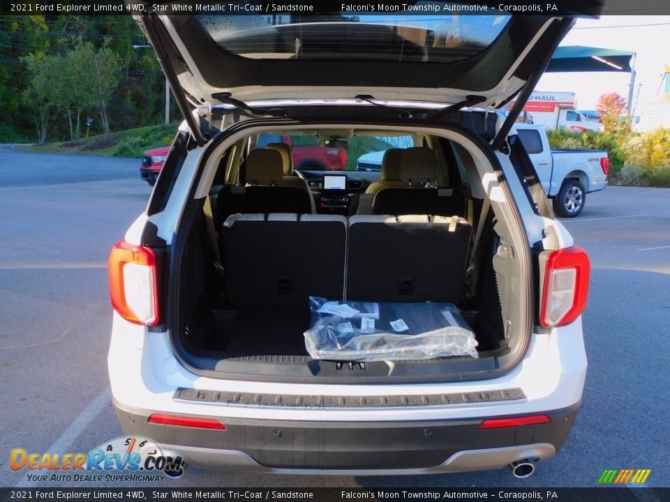 2021 Ford Explorer Limited 4WD Star White Metallic Tri-Coat / Sandstone Photo #4