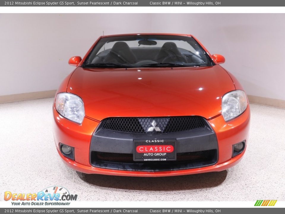 2012 Mitsubishi Eclipse Spyder GS Sport Sunset Pearlescent / Dark Charcoal Photo #3