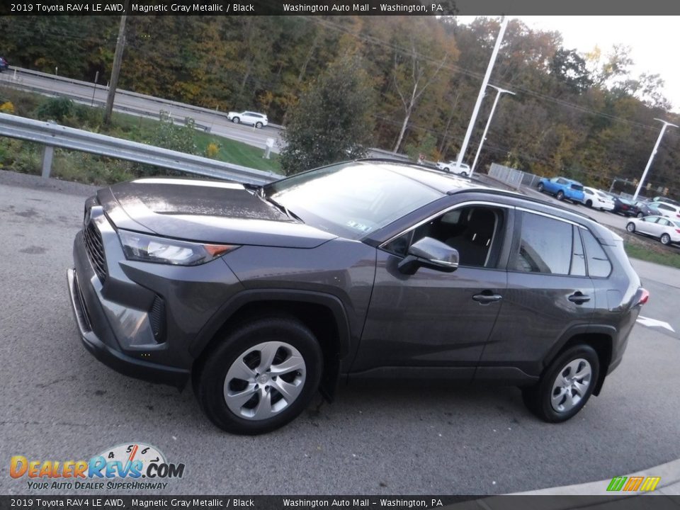 2019 Toyota RAV4 LE AWD Magnetic Gray Metallic / Black Photo #13