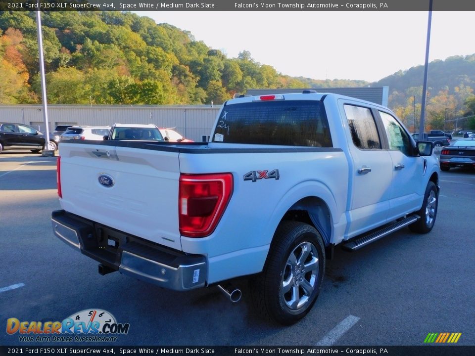 2021 Ford F150 XLT SuperCrew 4x4 Space White / Medium Dark Slate Photo #2