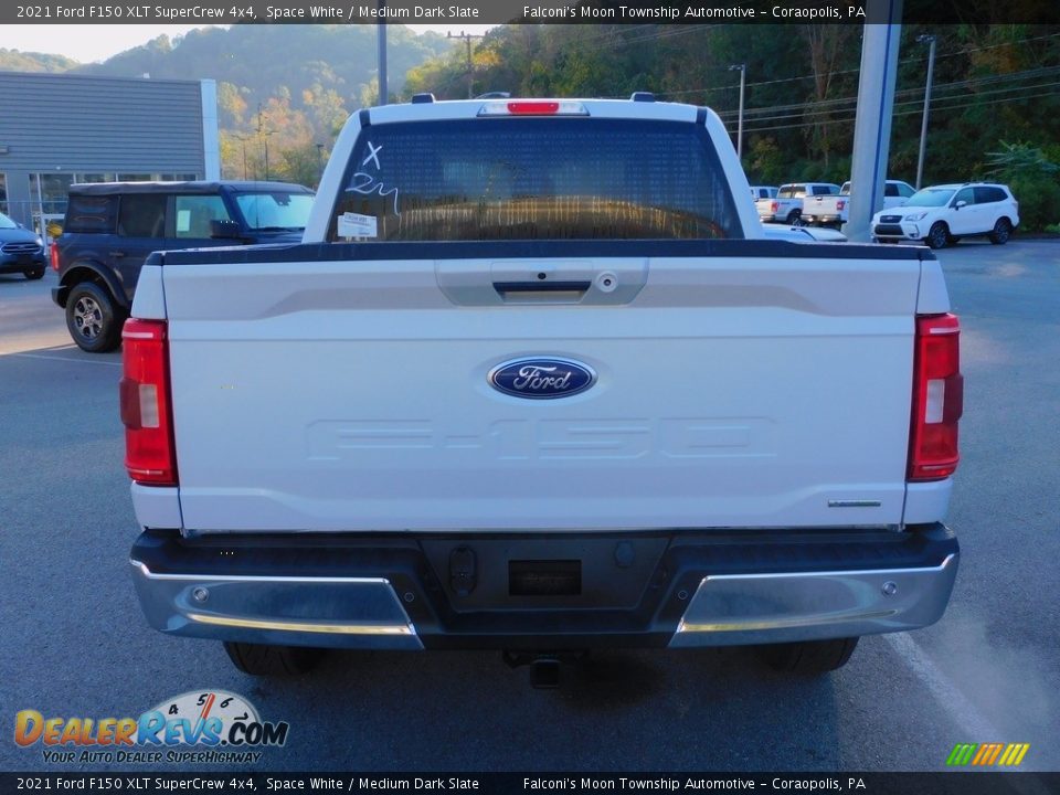 2021 Ford F150 XLT SuperCrew 4x4 Space White / Medium Dark Slate Photo #3