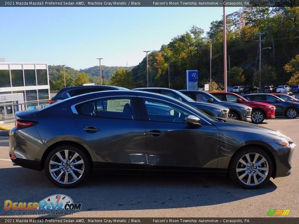 2021 Mazda Mazda3 Preferred Sedan AWD Machine Gray Metallic / Black Photo #1