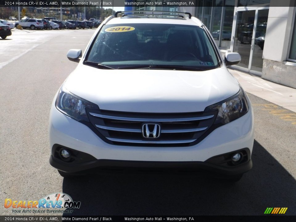 2014 Honda CR-V EX-L AWD White Diamond Pearl / Black Photo #4