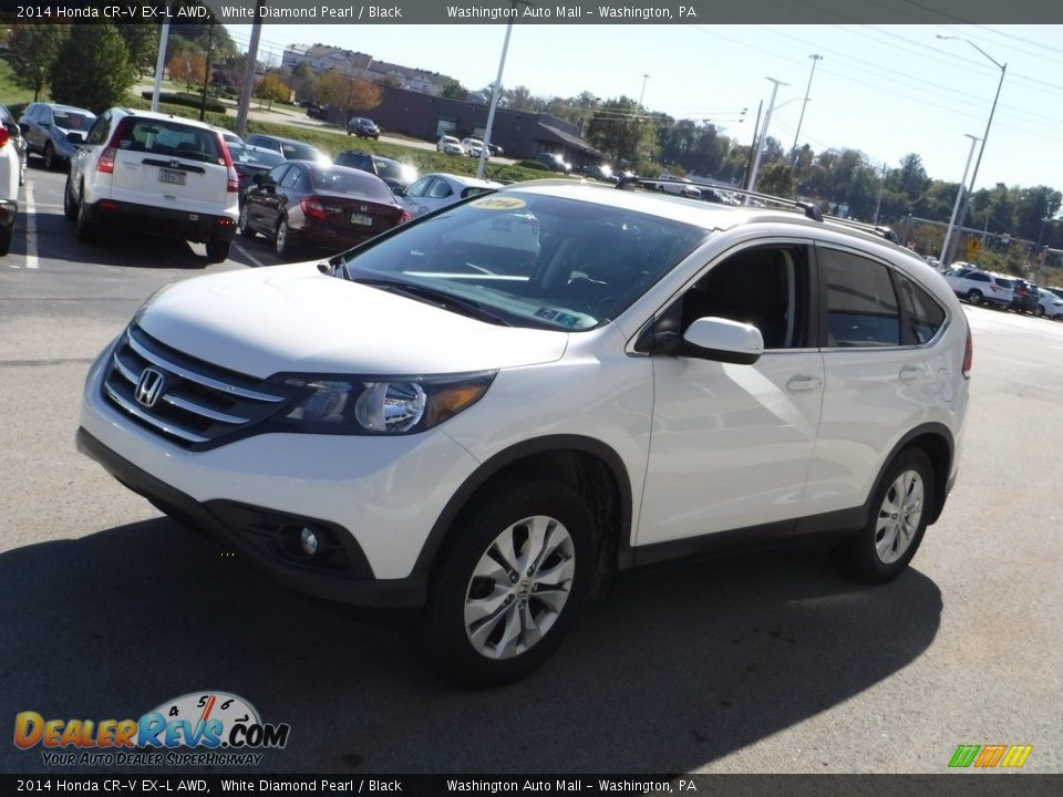 2014 Honda CR-V EX-L AWD White Diamond Pearl / Black Photo #5