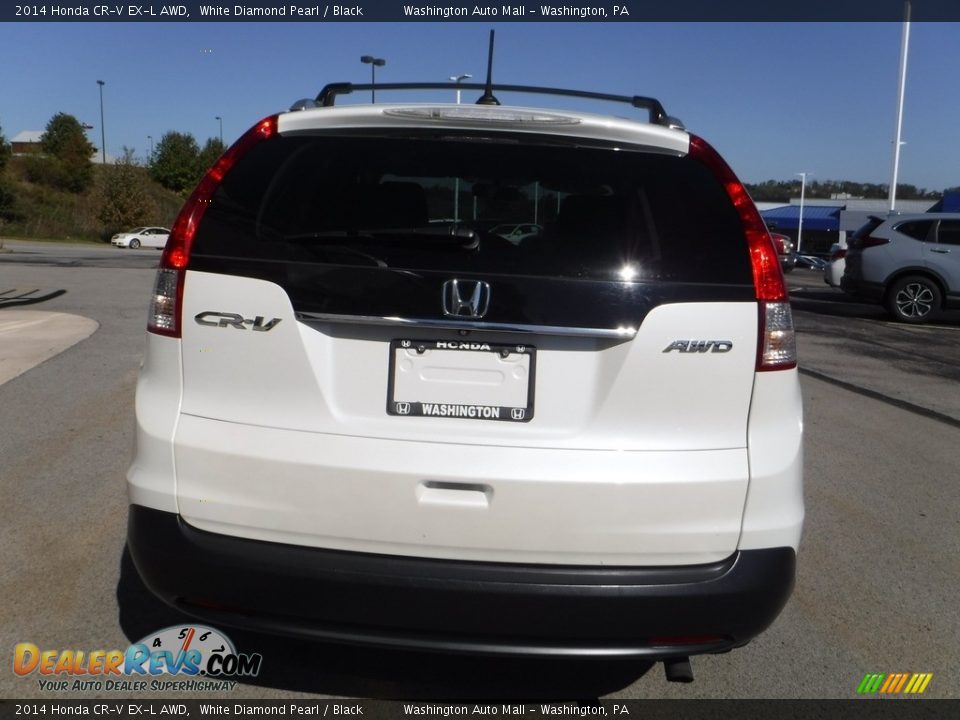 2014 Honda CR-V EX-L AWD White Diamond Pearl / Black Photo #8