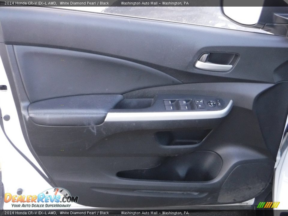 2014 Honda CR-V EX-L AWD White Diamond Pearl / Black Photo #15
