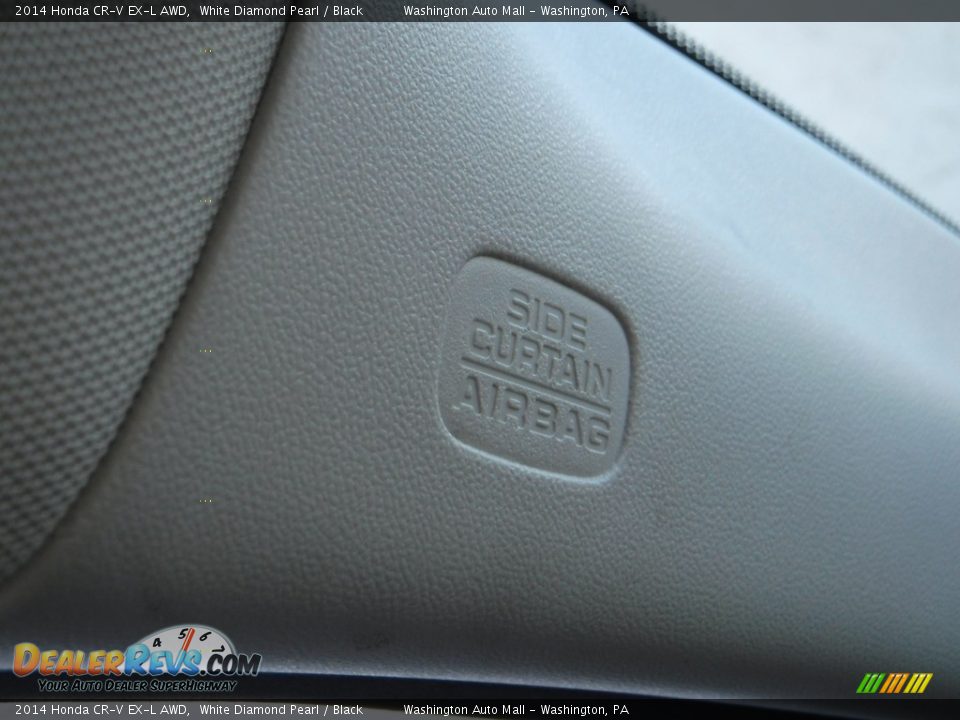 2014 Honda CR-V EX-L AWD White Diamond Pearl / Black Photo #21