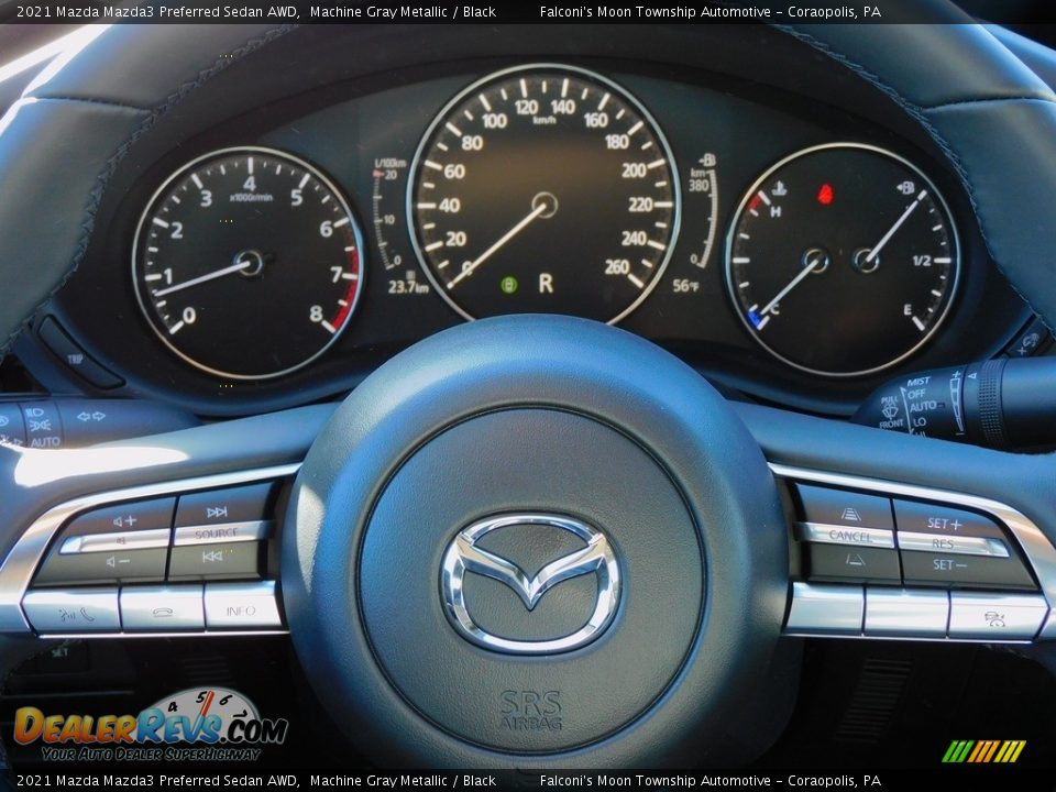 2021 Mazda Mazda3 Preferred Sedan AWD Machine Gray Metallic / Black Photo #19