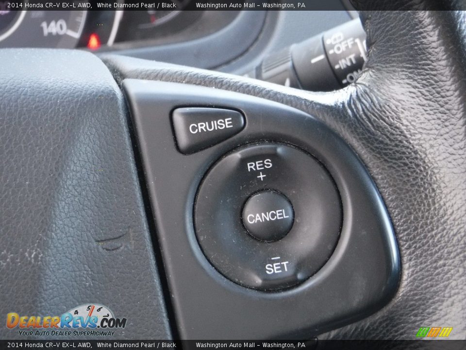 2014 Honda CR-V EX-L AWD White Diamond Pearl / Black Photo #24