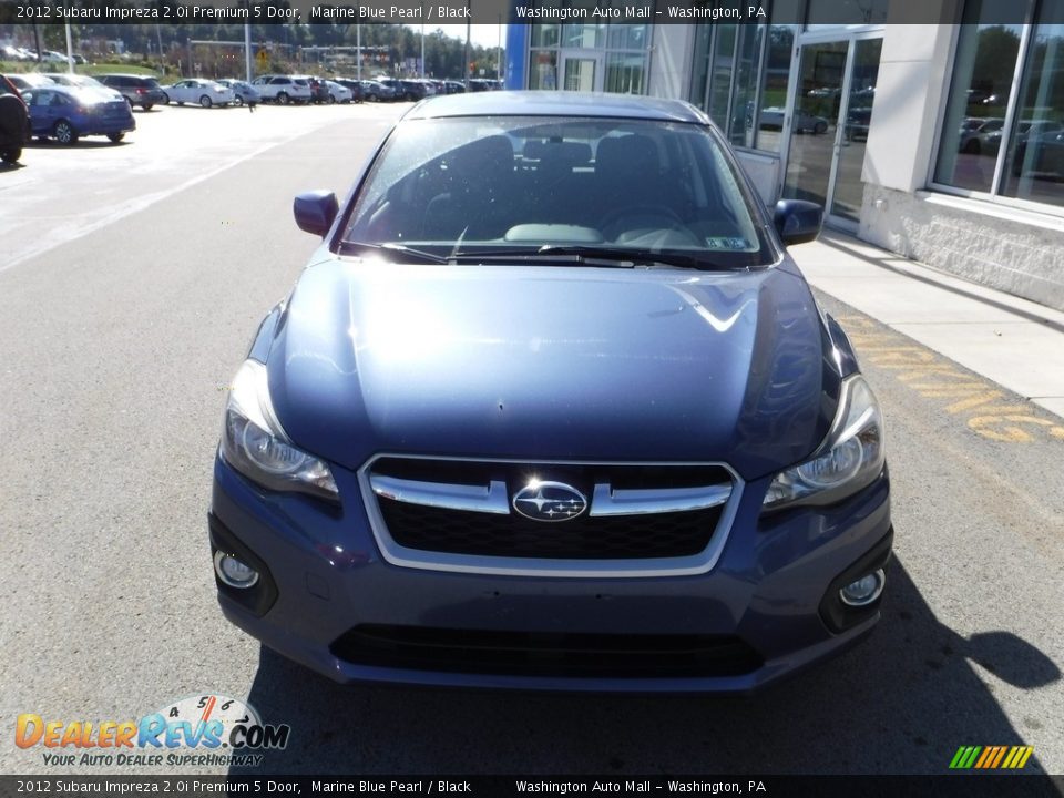 2012 Subaru Impreza 2.0i Premium 5 Door Marine Blue Pearl / Black Photo #4