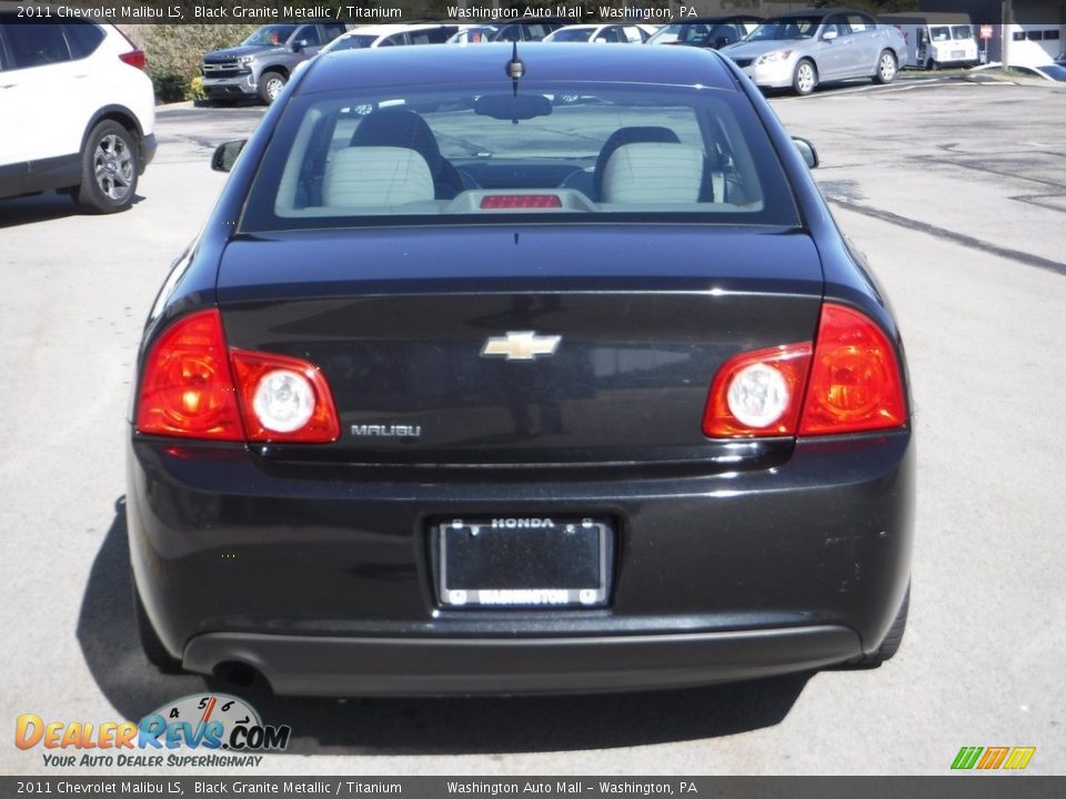 2011 Chevrolet Malibu LS Black Granite Metallic / Titanium Photo #8