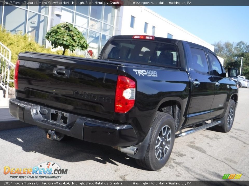 2017 Toyota Tundra Limited CrewMax 4x4 Midnight Black Metallic / Graphite Photo #17