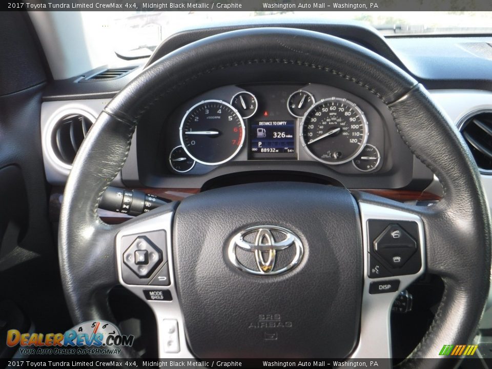 2017 Toyota Tundra Limited CrewMax 4x4 Steering Wheel Photo #30