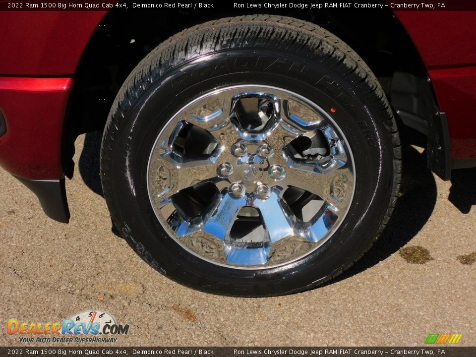 2022 Ram 1500 Big Horn Quad Cab 4x4 Delmonico Red Pearl / Black Photo #10