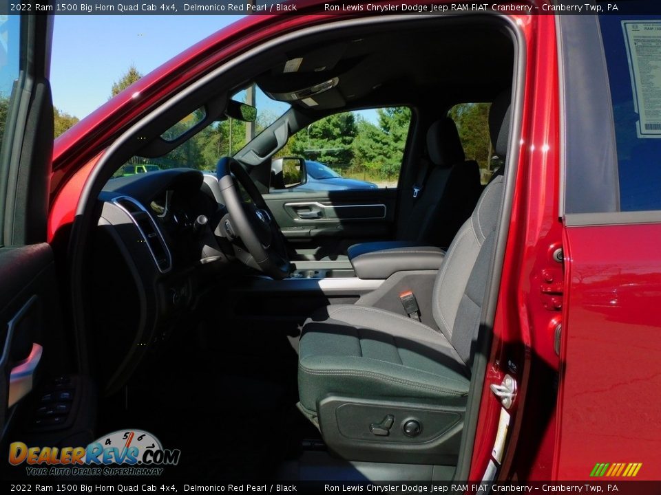 2022 Ram 1500 Big Horn Quad Cab 4x4 Delmonico Red Pearl / Black Photo #11