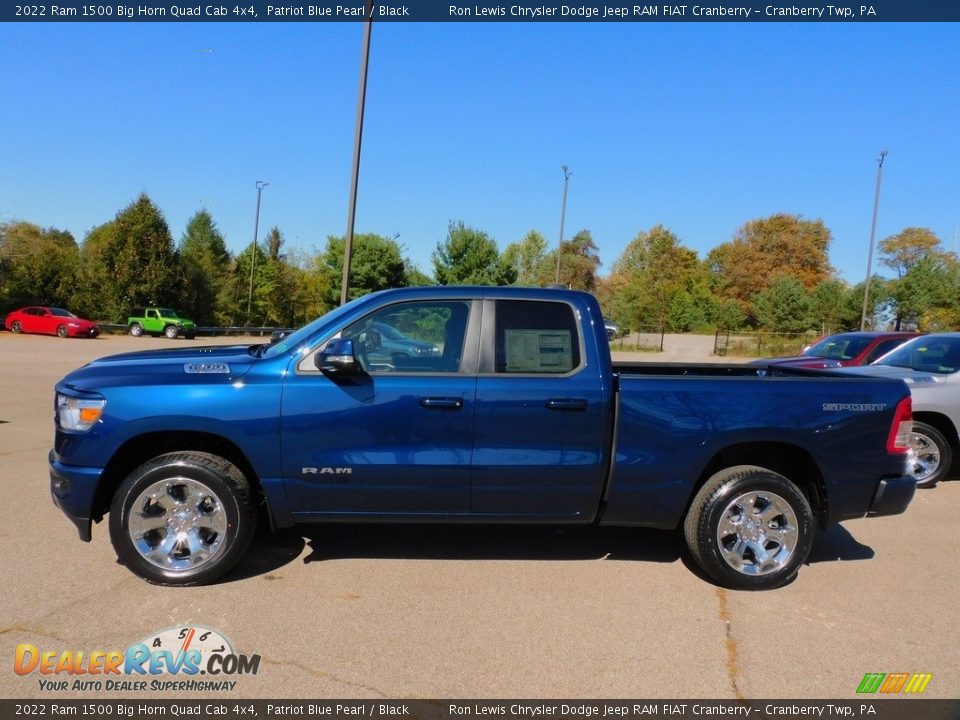 Patriot Blue Pearl 2022 Ram 1500 Big Horn Quad Cab 4x4 Photo #9