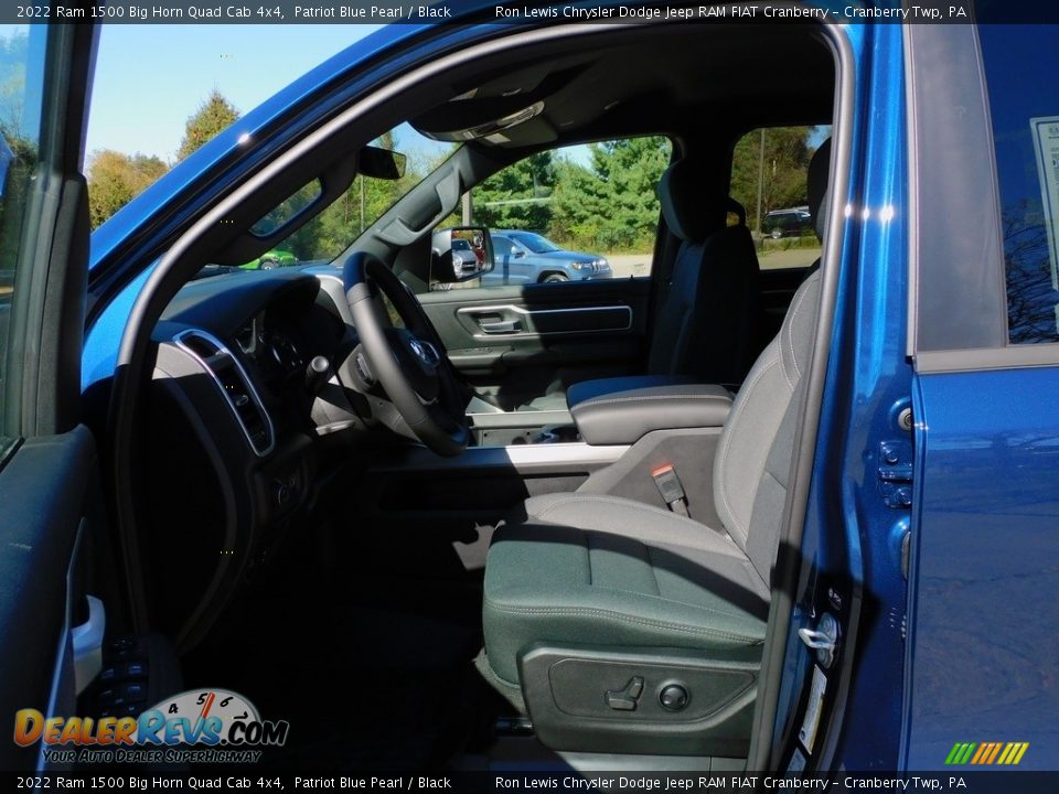 2022 Ram 1500 Big Horn Quad Cab 4x4 Patriot Blue Pearl / Black Photo #11