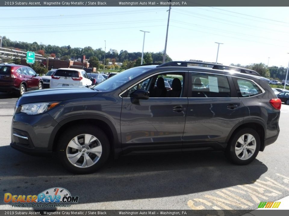 2019 Subaru Ascent Magnetite Gray Metallic / Slate Black Photo #6