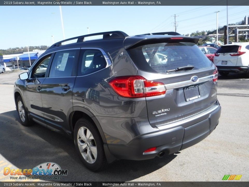 2019 Subaru Ascent Magnetite Gray Metallic / Slate Black Photo #7