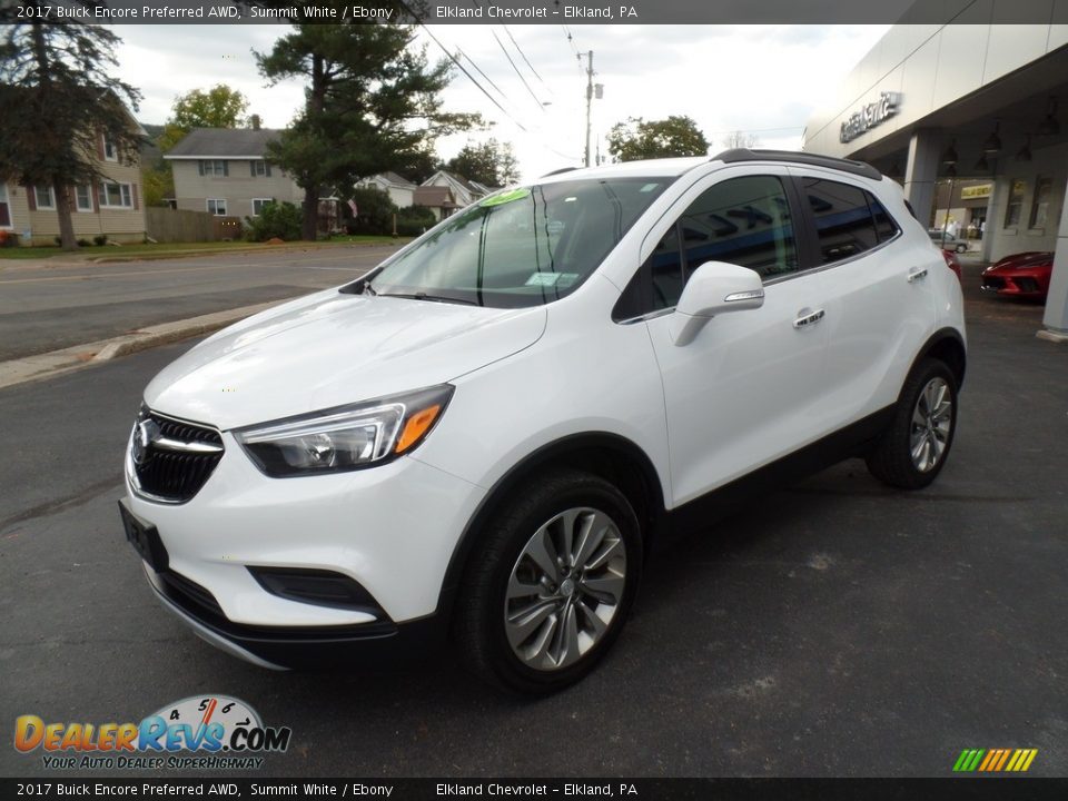 2017 Buick Encore Preferred AWD Summit White / Ebony Photo #1