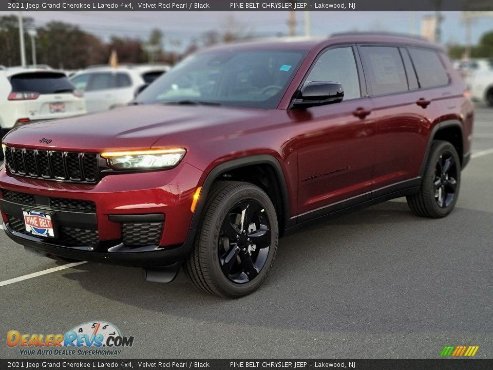 2021 Jeep Grand Cherokee L Laredo 4x4 Velvet Red Pearl / Black Photo #1