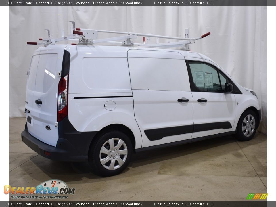 2016 Ford Transit Connect XL Cargo Van Extended Frozen White / Charcoal Black Photo #2