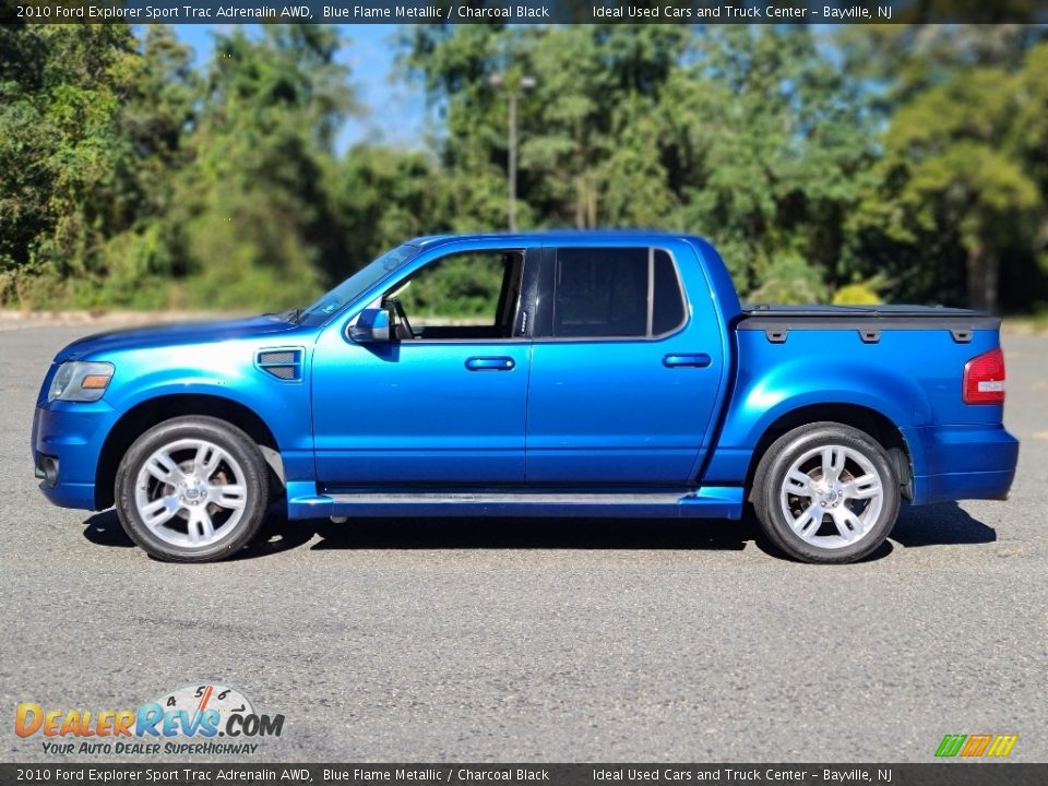 Blue Flame Metallic 2010 Ford Explorer Sport Trac Adrenalin AWD Photo #2