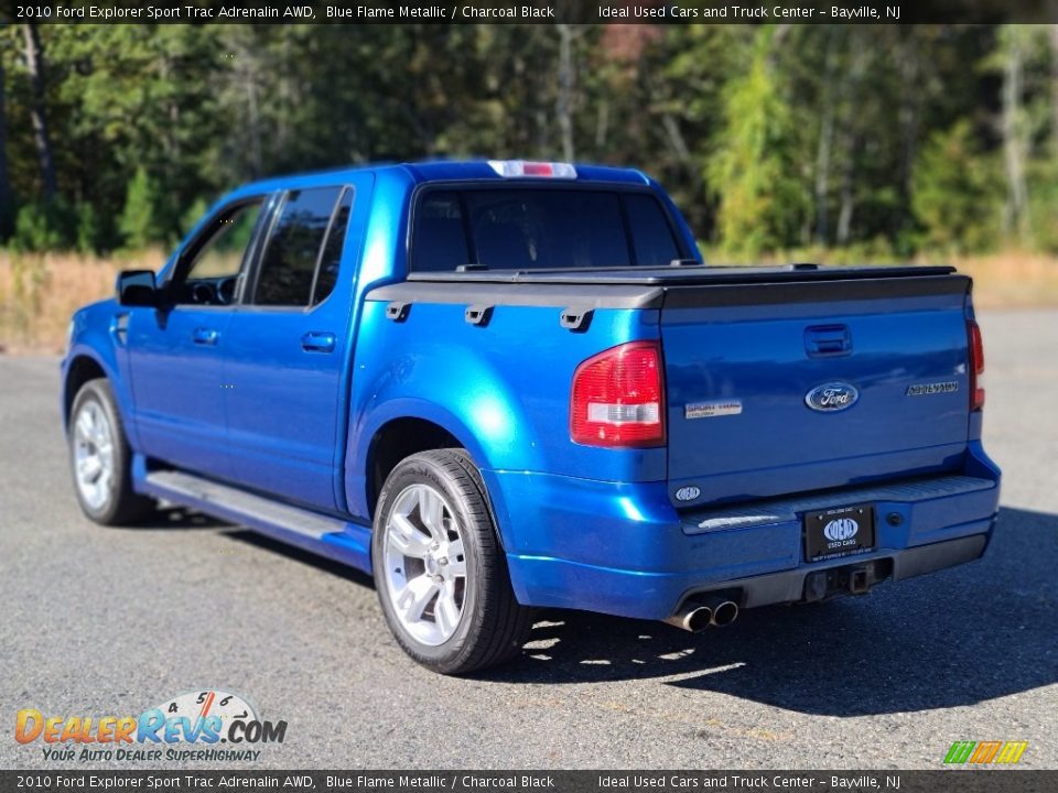 Blue Flame Metallic 2010 Ford Explorer Sport Trac Adrenalin AWD Photo #3