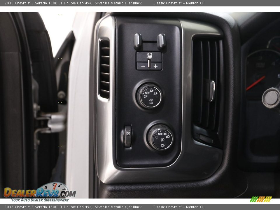 2015 Chevrolet Silverado 1500 LT Double Cab 4x4 Silver Ice Metallic / Jet Black Photo #6