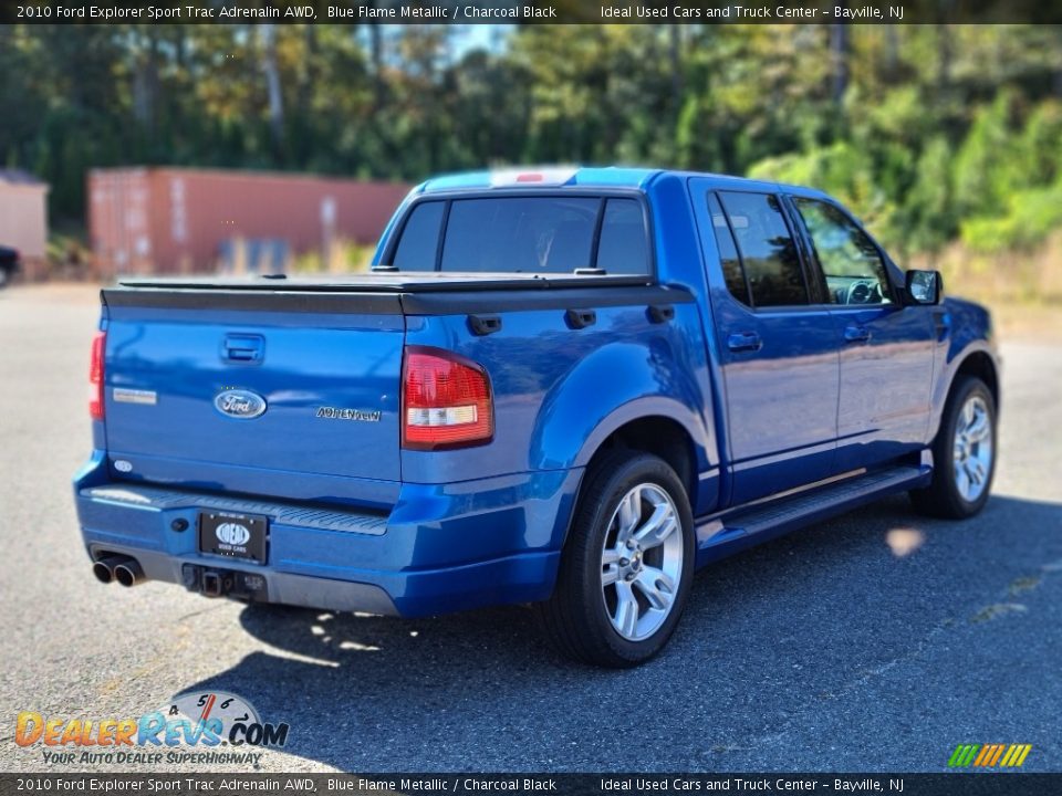 Blue Flame Metallic 2010 Ford Explorer Sport Trac Adrenalin AWD Photo #5