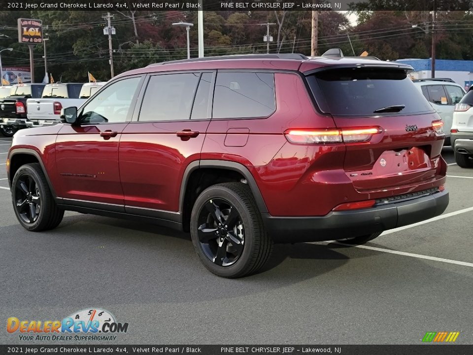 2021 Jeep Grand Cherokee L Laredo 4x4 Velvet Red Pearl / Black Photo #6