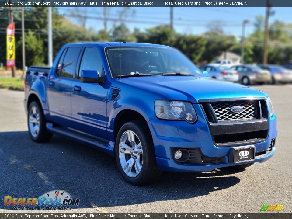 Blue Flame Metallic 2010 Ford Explorer Sport Trac Adrenalin AWD Photo #7