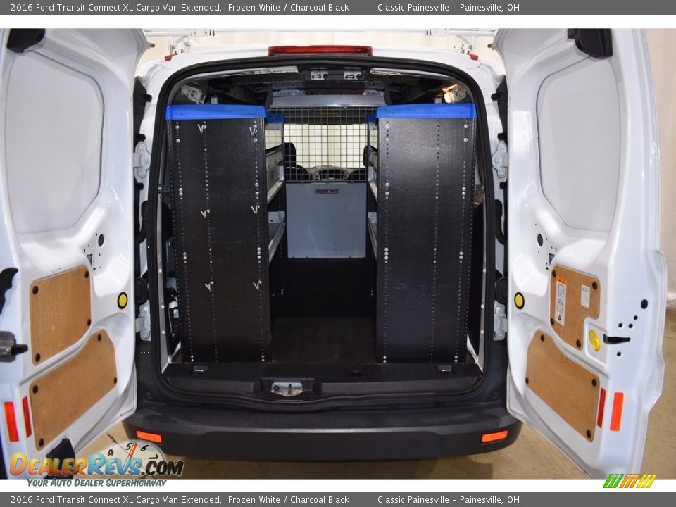 2016 Ford Transit Connect XL Cargo Van Extended Frozen White / Charcoal Black Photo #9