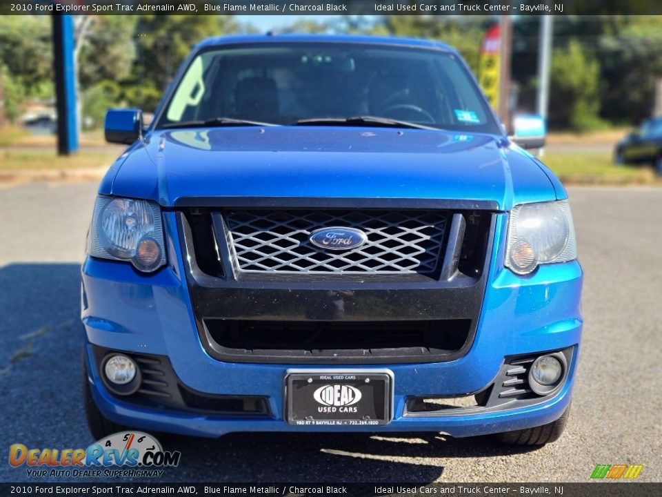 2010 Ford Explorer Sport Trac Adrenalin AWD Blue Flame Metallic / Charcoal Black Photo #8