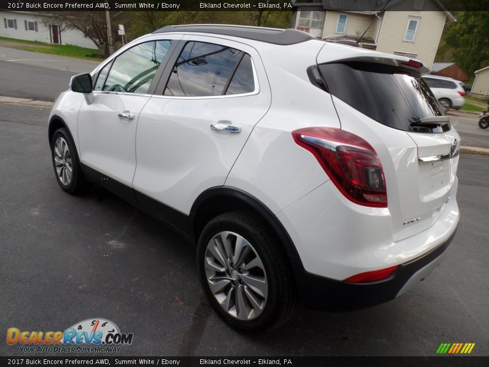 2017 Buick Encore Preferred AWD Summit White / Ebony Photo #9