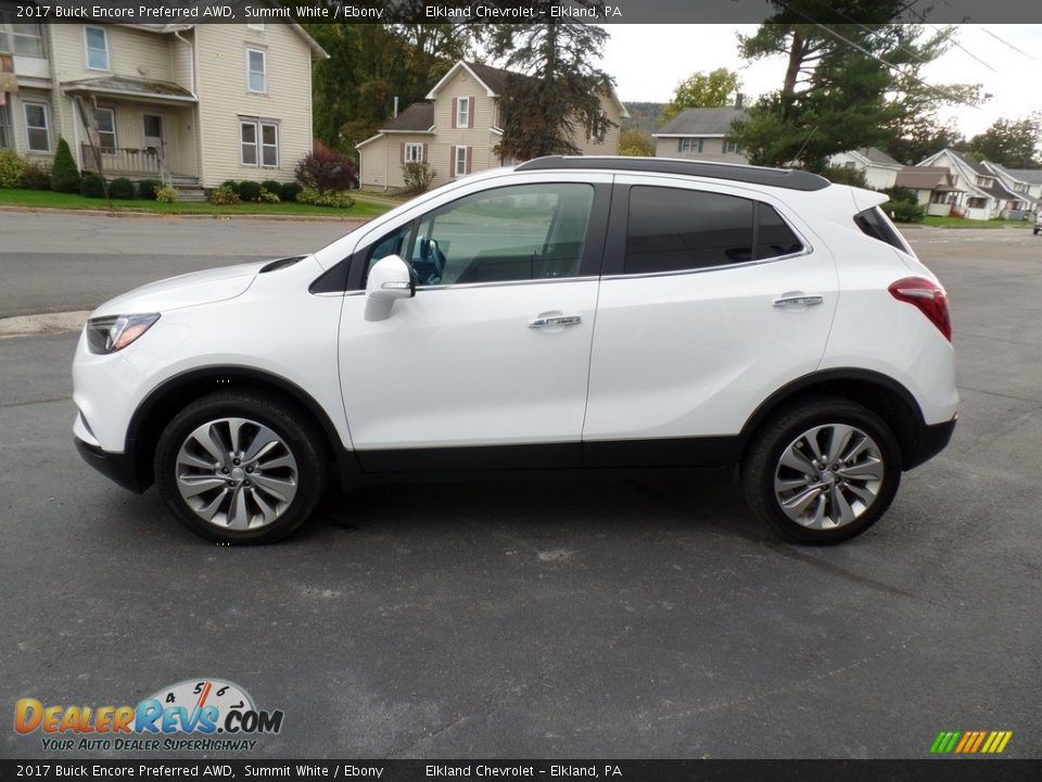 2017 Buick Encore Preferred AWD Summit White / Ebony Photo #10