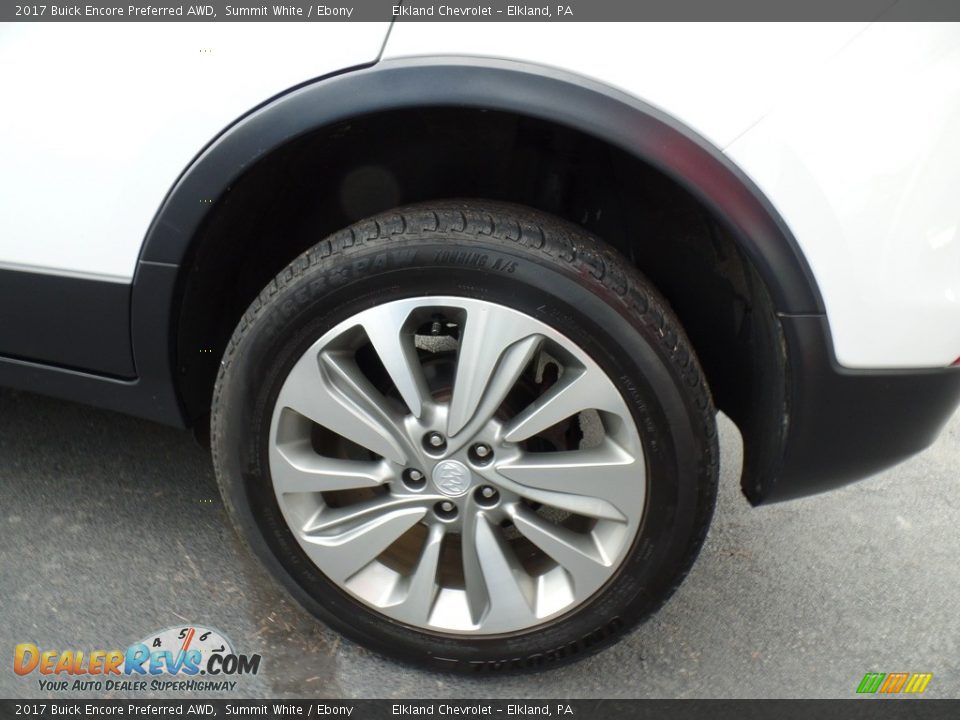 2017 Buick Encore Preferred AWD Summit White / Ebony Photo #11