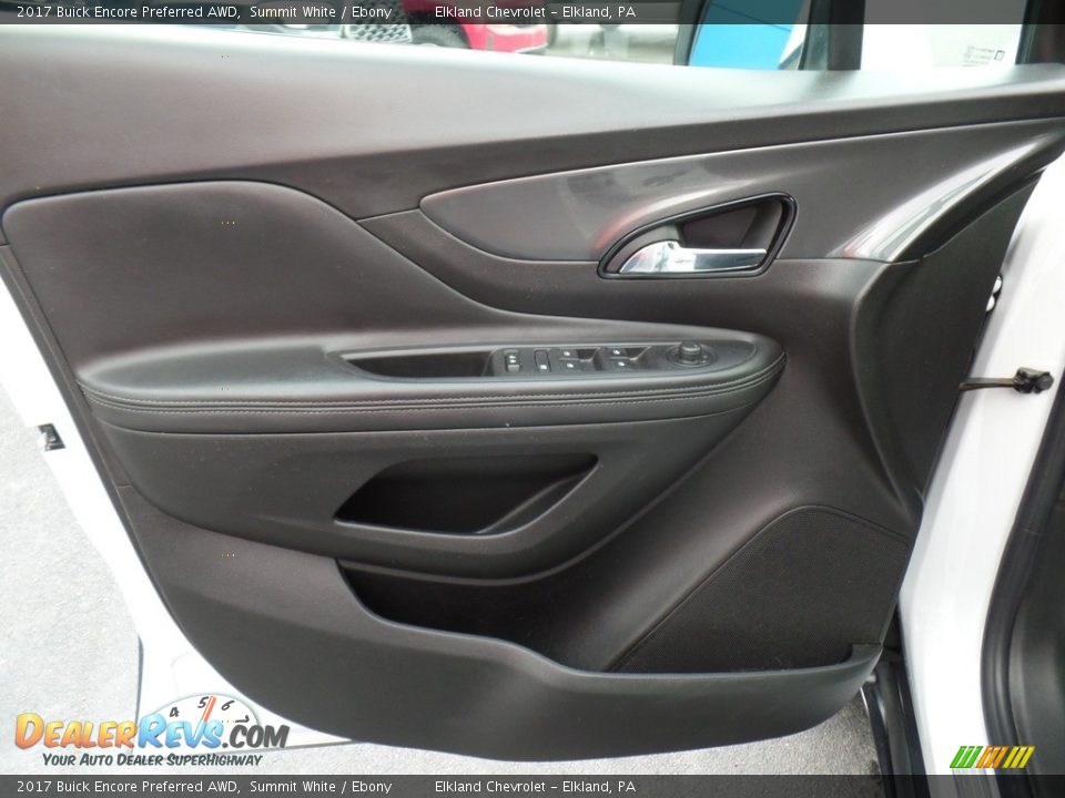 2017 Buick Encore Preferred AWD Summit White / Ebony Photo #14