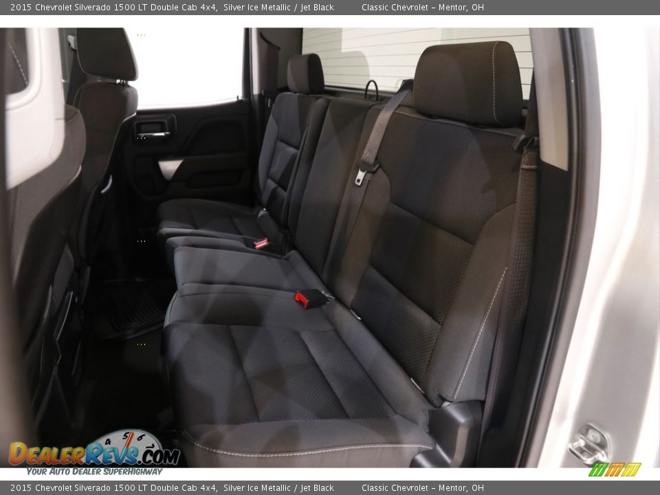 2015 Chevrolet Silverado 1500 LT Double Cab 4x4 Silver Ice Metallic / Jet Black Photo #17