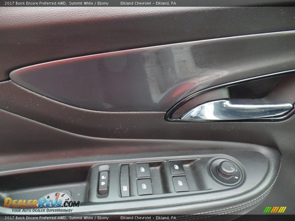 2017 Buick Encore Preferred AWD Summit White / Ebony Photo #15