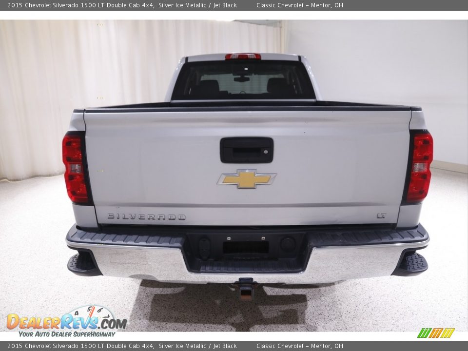 2015 Chevrolet Silverado 1500 LT Double Cab 4x4 Silver Ice Metallic / Jet Black Photo #18