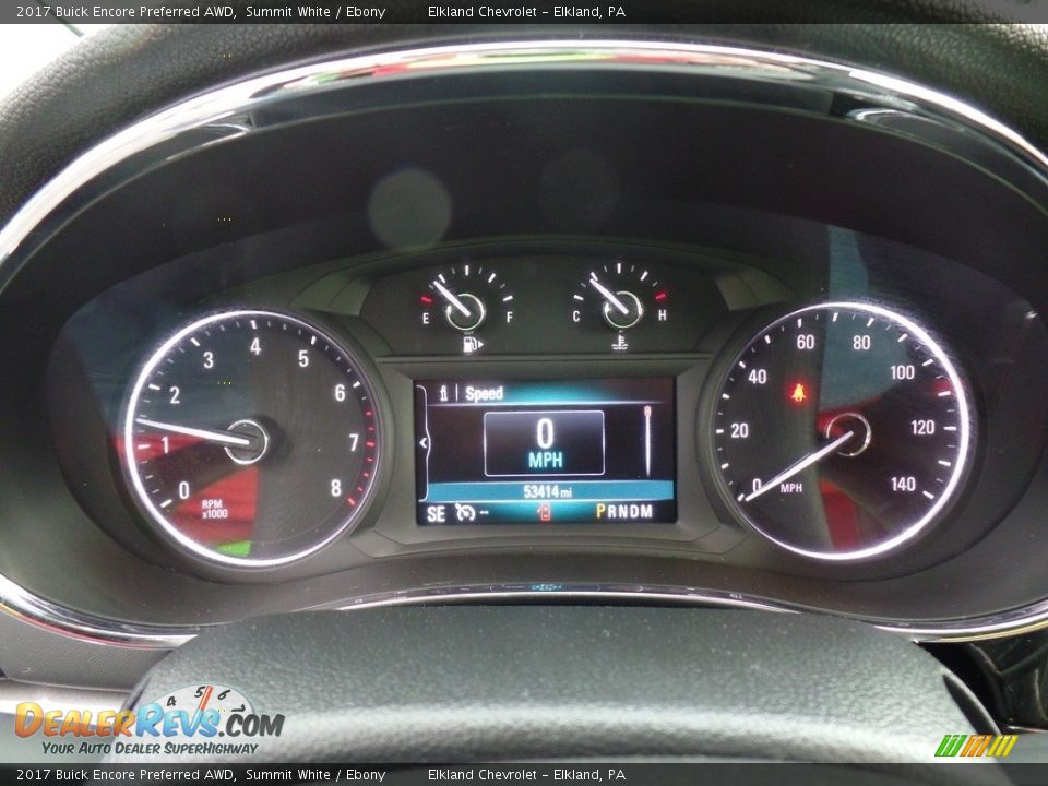 2017 Buick Encore Preferred AWD Summit White / Ebony Photo #23