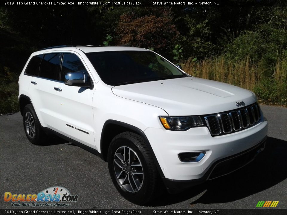 2019 Jeep Grand Cherokee Limited 4x4 Bright White / Light Frost Beige/Black Photo #7