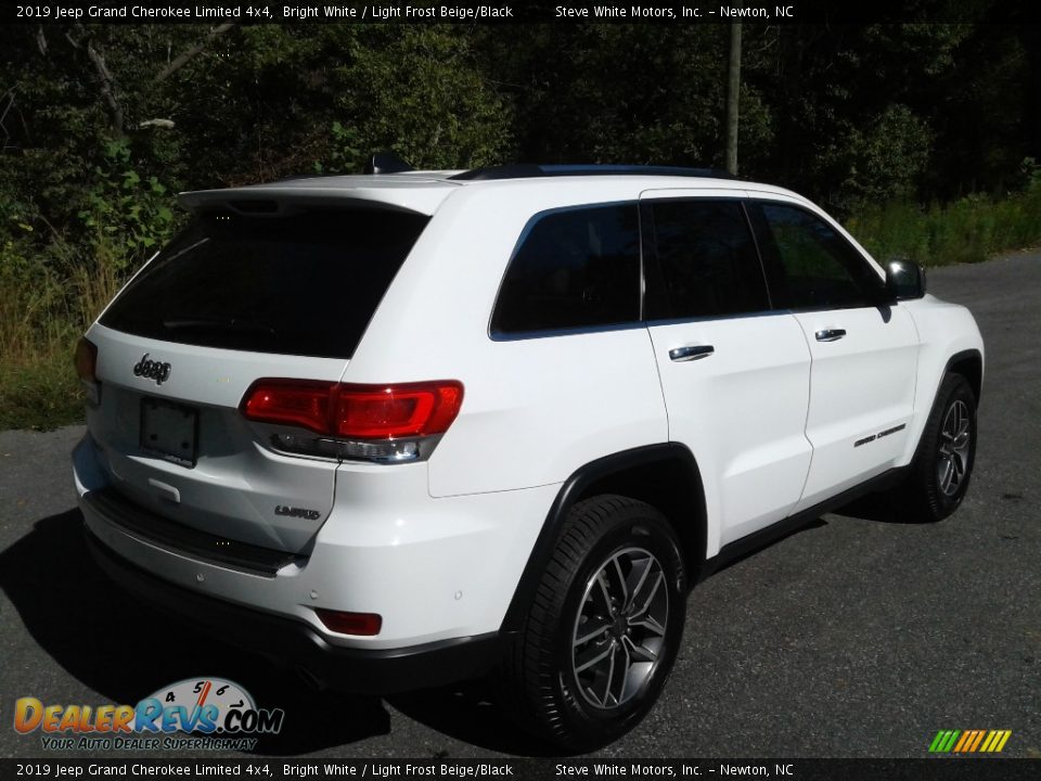 2019 Jeep Grand Cherokee Limited 4x4 Bright White / Light Frost Beige/Black Photo #9